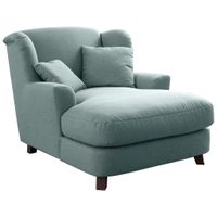 Sit & More XXL KRESLO, textil, modrá