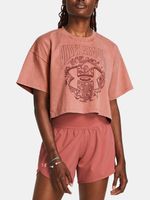 Under Armour UA HW Dusk to Dawn Crop SS Tricou Portocaliu