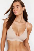 Trendyol Ten Micro Rope Strap Non-wired Covered Knitted Bra