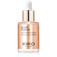 KIKO Milano Glow Fusion Highlighting Drops płynny rozjaśniacz do twarzy odcień 02 Sweet Dreams 9.5 ml