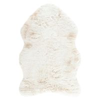 Kayoom KOBEREC S VYSOKÝM VLASOM, 60/90 cm biela