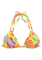 s.Oliver Bikini gornji dio  svijetloplava / žuta / ljubičasta / narančasta