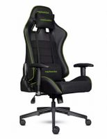 Herná stolička diego - čierna, zelená