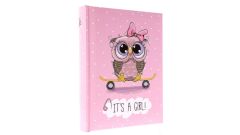 Dětské fotoalbum 9x13/200 OWL růžové