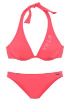 VENICE BEACH Bikini  malina / bijela