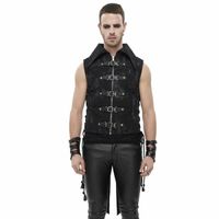DEVIL FASHION - Herrenweste - Deus Punk Buckled S