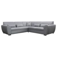 Livetastic ROHOVÁ SEDAČKA, textil, svetlosivá