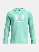 Under Armour UA Rival Fleece BL Hoodie Sweatshirt Kinder Blau