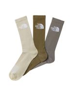 THE NORTH FACE Sportske čarape 'Multi Sport Cush'  pijesak / kameno siva / maslinasta / bijela