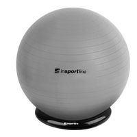 Gymnastický míč inSPORTline Top Ball 75 cm se základnou BallBase světle šedá
