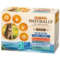 Kapsička IAMS Naturally mořské maso v omáčce multipack 12x85g