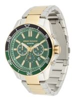 ARMANI EXCHANGE Analogni sat  zlatna / smaragdno zelena / srebro