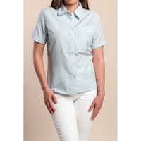 Shirt Mit Karo-Print, Hellblau