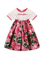 Embroidered Cotton Poplin Dress