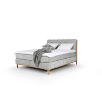 Welnova BOXSPRINGOVÁ POSTEĽ, 180/200 cm, platinová