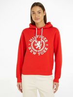 Tommy Hilfiger Crest Hoodie Sweatshirt Rot