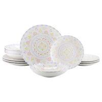 Creatable JEDÁLENSKÝ SERVIS Primavera Pastell 12-dielne