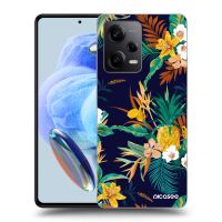 Silikónový čierny obal pre Xiaomi Redmi Note 12 Pro 5G - Pineapple Color