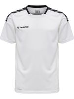 Hummel Tehnička sportska majica  svijetlosiva / crna / bijela