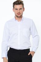 G676 DEWBERRY MEN'S SHIRT-WHITE