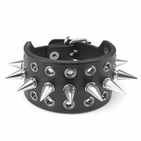 LEATHER & STEEL FASHION - Armband - VEIN RIPPER SPIKES
