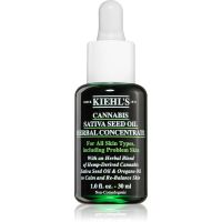 Kiehl's Cannabis Sativa Seed Oil Herbal Concentrate ukľudňujúce olejové sérum pre všetky typy pleti vrátane citlivej 30 ml