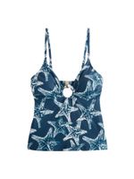 Next Tankini top  mornarsko plava / bijela