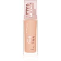 MAYBELLINE NEW YORK Lifter Plump & Glow posvetlitveni tekoči puder za naraven videz odtenek 112 30 ml