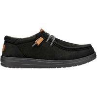 HEY DUDE WALLY GRIP CRAFT LEATHER Мъжки обувки за свободното време, черно, размер