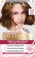L’Oréal Paris hajfesték - EXCELLENCE Creme - 5.3 Light Golden Brown