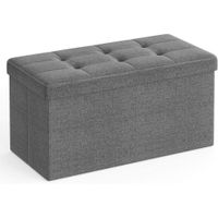 ÚLOŽNÝ BOX NA SEDENIE, textil, kompozitné drevo, 78/38/38 cm