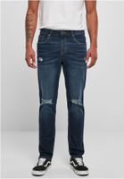 Men's Distressed Jeans Dark Blue