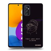 Silikónový prehľadný obal pre Samsung Galaxy M52 5G - You are not alone