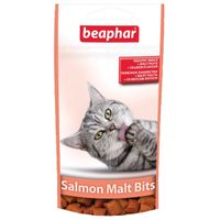 Pochoutka s malt pastou a lososem Beaphar Malt Bits 35 g