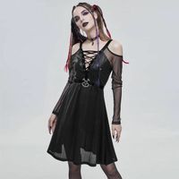 Damen Langarmkleid DEVIL FASHION 3XL
