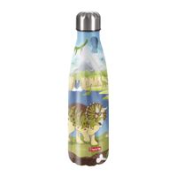 Edelstahl-Trinkflasche, 0,50 l, Dino Tres