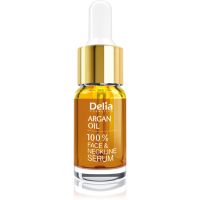 Delia Cosmetics Professional Face Care Argan Oil інтенсивная відновлююча та омолоджуюча сироватка з аргановою олією для шкіри обличчя, шиї та декольте