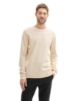 Pánský svetr TOM TAILOR béžový-XXL