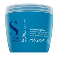 Alfaparf Milano Semi Di Lino Curls Enhancing Mask odżywcza maska do falowanych i kręconych włosów bez połysku 500 ml