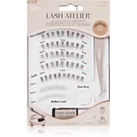 KISS Lash Atelier Desing Kit aufklebbare Büschelwimpern mit Klebstoff 02 1 St.