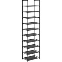 XXXL REGÁL NA TOPÁNKY, čierna, 45/173/28 cm