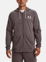 Under Armour UA Rival Terry LC FZ Sweatshirt Braun