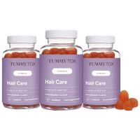 Hair Care 3er-Pack - Haar Gummibärchen mit 6000 mcg Biotin. Erste Ergebnisse in 30 Tagen! 3x 60 Gummibärchen für 180 Tage| TummyTox