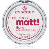 essence All About Matt! transparentný kompaktný púder 8 g