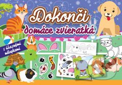 Dokonči domáce zvieratká - kniha z kategorie Omalovánky