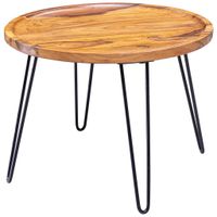 MID.YOU KONFERENČNÝ STOLÍK, farba indického palisandra, drevo, 60/60/45 cm