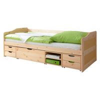 Livetastic POSTEĽ S ÚLOŽNÝM PRIESTOROM, 90/200 cm farba borovice