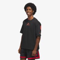 T-shirt adidas Anthony Edwards Believe That T-Shirt Black/ Solar Red M