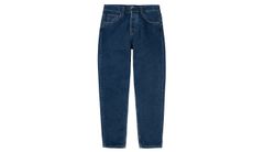 Carhartt WIP Newel Pant Blue (Stone Washed) Muži - Kalhoty Carhartt WIP - Modrá - I029208_01_06-34 - Size: 34
