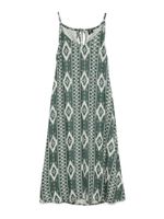 VERO MODA Ljetna haljina 'VMJESMILO'  kraljevski zelena / prljavo bijela
